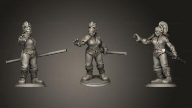 Military figurines firbholg 3d model